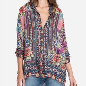 JOHNNY WAS Ledona Janelle Button Up